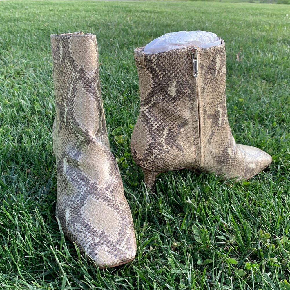 Sam Edelman snakeskin boots